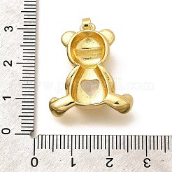 Стойки обшивки латунь микро проложить Циркон подвеску&nbsp;KK-L226-006G-06