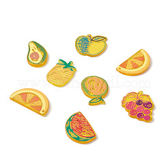 28шт 7 стиля полупрозрачные акриловые подвески&nbsp;TACR-FW0001-08