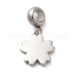 304 нержавеющая сталь эмалированная европейские подвески-шармы&nbsp;STAS-G308-31P-02