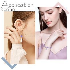 Бусины из натурального белого нефрита&nbsp;G-OC0003-37