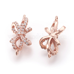 Экологически чистые латунные микрочастицы из кубического циркония&nbsp;KK-F774-14RG-NR