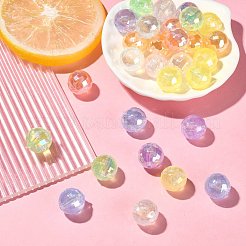 30шт радужные переливающиеся акриловые бусины&nbsp;TACR-CJ0001-52