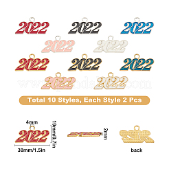 Подвески из эмали и сплава&nbsp;PALLOY-SC0002-94-RS