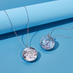 2 шт. подвеска-медальон из нержавеющей стали 304&nbsp;STAS-UN0064-13P