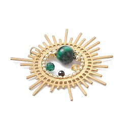 Подвески из натурального тигрового глаза и агата&nbsp;PALLOY-MZ01089