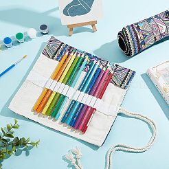 2 шт. 2-х стильная холщовая упаковка для карандашей ручной работы&nbsp;ABAG-NB0001-58