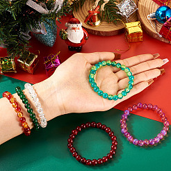 6шт стеклянные бусины для браслетов&nbsp;BJEW-TAC0028