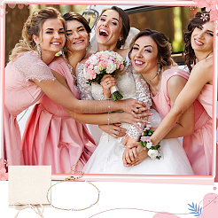 8шт. браслет-цепочка из стеклянных жемчужин&nbsp;BJEW-PH0004-57A