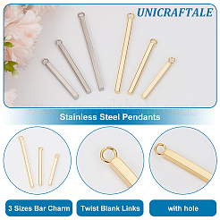36 шт. 6 стиля подвески из нержавеющей стали 304&nbsp;STAS-UN0054-91