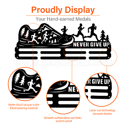 Спортивная тема железная вешалка для медалей настенная стойка для дисплея&nbsp;ODIS-WH0021-566