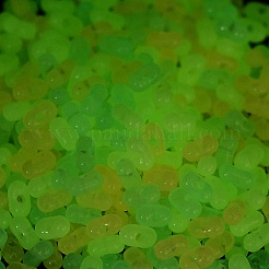 Светящиеся прозрачные акриловые бусины&nbsp;LACR-D009-01C