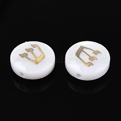 Бусины из натуральных пресноводных ракушек&nbsp;BSHE-ZX007-03F