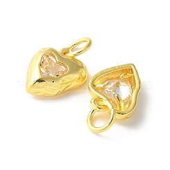 Латунные микро проложить кубического циркония подвески&nbsp;KK-U067-10G-04