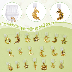 20шт пластиковые мобильные пылезащитные заглушки&nbsp;HJEW-WH00135