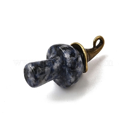 Подвески-грибы из натуральных смешанных драгоценных камней&nbsp;G-D311-02AB