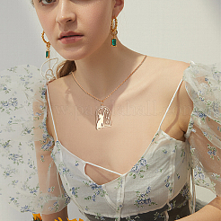 8 шт. подвески из нержавеющей стали 201 двух цветов&nbsp;STAS-DC0005-12