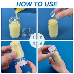 Пластиковые бутылки с дезодорантом с закручивающейся головкой&nbsp;CON-WH0115-16