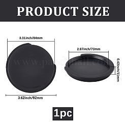 Силиконовая крышка звукового отверстия гитары&nbsp;AJEW-WH20018-102A