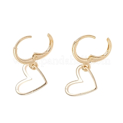 Латунные подвески в форме сердца&nbsp;EJEW-JE06900