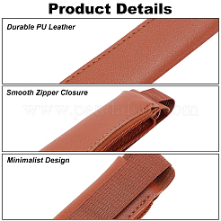 5 шт. двухцветные кожаные держатели для ручек&nbsp;AJEW-AN0007-43