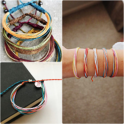 Вощеный шнур полиэстера YC-TA0001-03