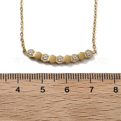 Шестигранные подвески из нержавеющей стали 304&nbsp;NJEW-V001-14G