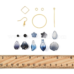 Наборы для изготовления сережек из стеклянных подвесок своими руками&nbsp;DIY-FS0009-01