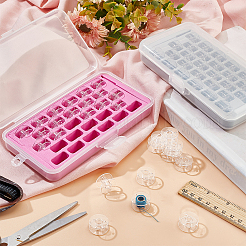 2 набор из 2-х цветных пластиковых шпуль для шитья и вышивания TOOL-BC0002-23