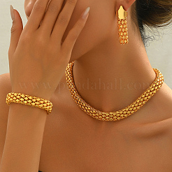 Роскошные железные полые геометрические браслеты&nbsp;FK6767-1