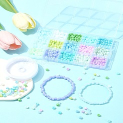 Наборы для изготовления браслетов из стеклянных бусин своими руками&nbsp;SEED-FS0001-38