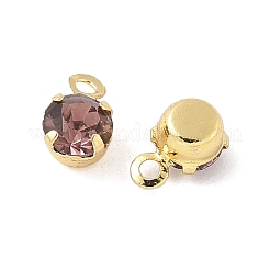 Латунь стекло амулеты&nbsp;KK-C097-08G-03