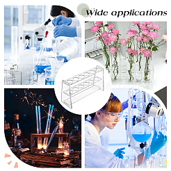 Стойка для стеклянных пробирок с 6 отверстием&nbsp;AJEW-WH0596-298