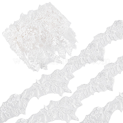 Отделка кружевом ткани&nbsp;OCOR-WH0082-418