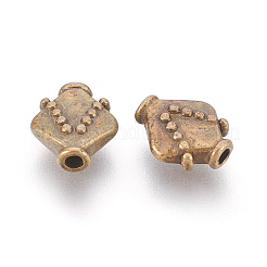 Сплавочные овальные бусины тибетского стиля &nbsp;LS-TIBEB-MLF0859Y-AB-NR