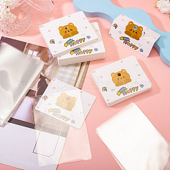 100 шт. прямоугольных прозрачных полипропиленовых целлофановых пакетов&nbsp;CDIS-TA0001-38B