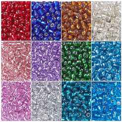 3456шт 12 цвета прозрачные стеклянные бусины&nbsp;GLAA-CJ0002-35