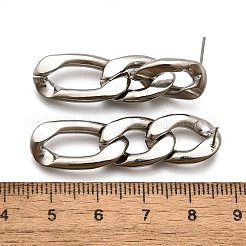 Серьги-гвоздики из нержавеющей стали 304&nbsp;EJEW-D095-23P