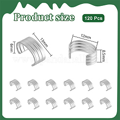 120шт латунные складные обжимные концы&nbsp;KK-PH0014-10P