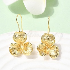 Серьги с подвесками из листовой латуни&nbsp;EJEW-H180-17G