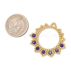 Подвески-цветы из стеклянных бусинок&nbsp;PALLOY-MZ01237-04