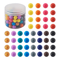 120шт 12 цвета силиконовые бусины&nbsp;SIL-TA0001-18
