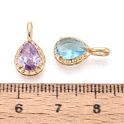 Подвески из латуни и циркония&nbsp;KK-T073-33G