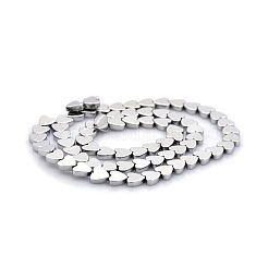 Немагнитные синтетический гематит сердца бисер пряди G-M074-01