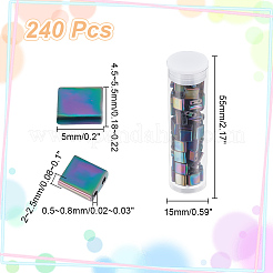 210~240шт стеклянный бисер&nbsp;SEED-NB0002-08K