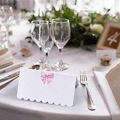 80 шт. 4 стиля бумажных карточек для рассадки гостей на стол для украшения вечеринки&nbsp;DIY-CN0003-43