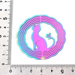 Ветряная вертушка с вращающимся подвесным механизмом из нержавеющей стали 201 (3d).&nbsp;STAS-T064-98
