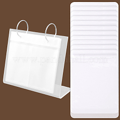 1шт пластиковый органайзер для ювелирных изделий в виде календаря для хранения ювелирных изделий&nbsp;ODIS-BBC0001-01B