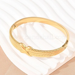 Шарнирные браслеты из нержавеющей стали 304 для женщин&nbsp;BJEW-Z155-01G