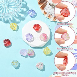 14шт 7 цвета бусины лэмпворк ручной работы&nbsp;LAMP-CJ0002-17