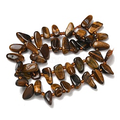 Природных тигровый глаз бисер нитей&nbsp;G-Z130-A01-02